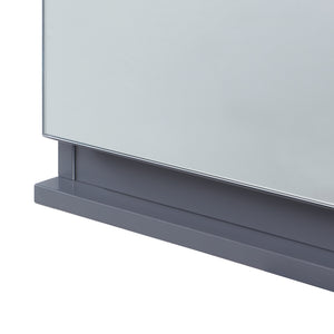 Spiegelkast Overath badkamerkast grijs 49,5x60x20 cm [en.casa]