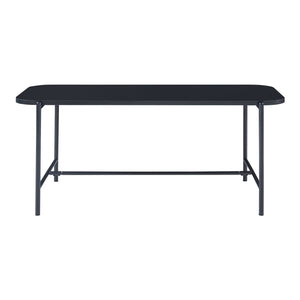 Table basse de salon Samnanger 110 x 50 x 45 cm noir [en.casa]