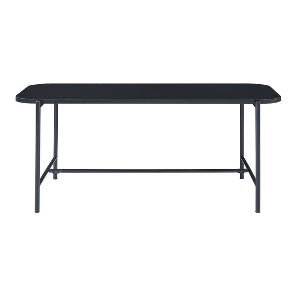 Table basse de salon Samnanger 110 x 50 x 45 cm noir [en.casa]
