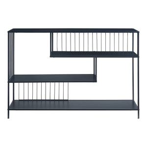 Table console Oxelösund 120 x 33 x 80 cm noir [en.casa]