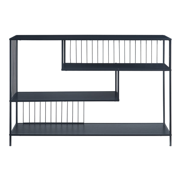 Table console Oxelösund 120 x 33 x 80 cm noir [en.casa]