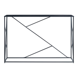 Table console Rättvik 120 x 30 x 80 cm noir [en.casa]