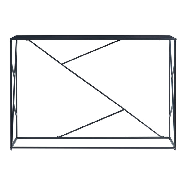 Table console Rättvik 120 x 30 x 80 cm noir [en.casa]