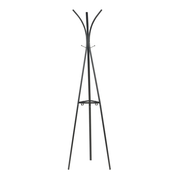 Kledingrek Vevelstad kapstok 181x52,5x52,5 cm zwart [en.casa]