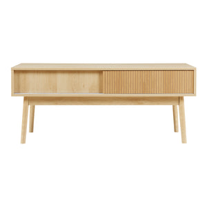 TV meubel Landskrona 115x40x48 cm eikenkleurig [en.casa]