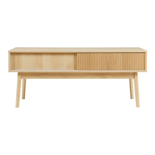 TV meubel Landskrona 115x40x48 cm eikenkleurig [en.casa]