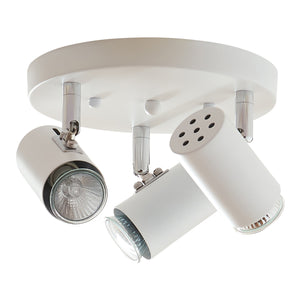 Plafonnier Bathgate 3 x GU10 blanc lux.pro 