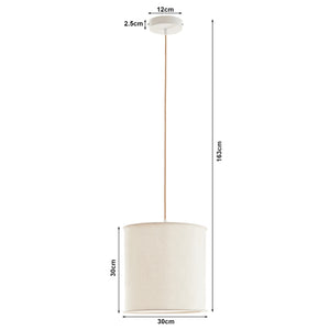Suspension Buckley blanc lux.pro