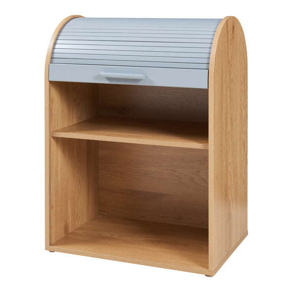 Opbergkast Kavlinge 80x60x40 cm naturel en grijs [en.casa]