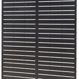 Scheidingswand Trolu zwart 200x100x50 cm casa.pro