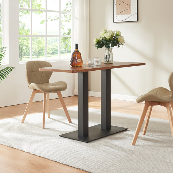 Tafelonderstel Vadejord verstelbaar 70x40x73 cm zwart [en.casa]