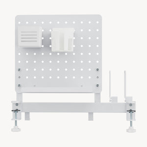 Bureau organizer Sauda 50x50 cm wit [en.casa]