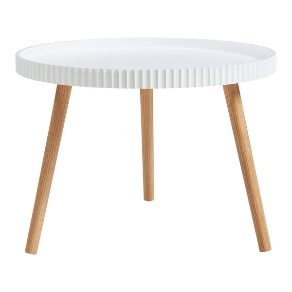 Table basse Bongard 45 x Ø 60 cm blanc [en.casa]