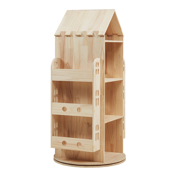 Kinderboekenkast Sanköre 122x64x43 cm naturel [en.casa]