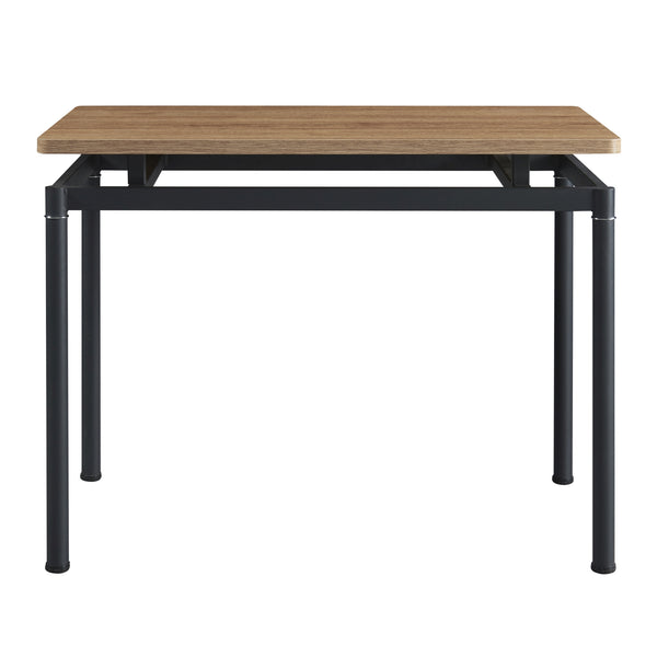 Eetkamerset tafel Hemnes 100x60 cm met stoelen Lexnitz 5-delig [en.casa]