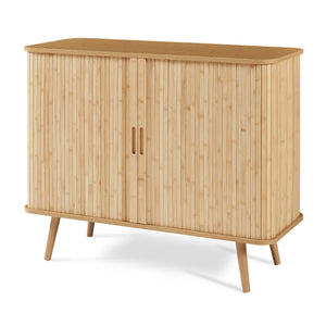 Meuble d’appoint Nordkapp 100 x 40 x 80 cm bambou naturel [en.casa]