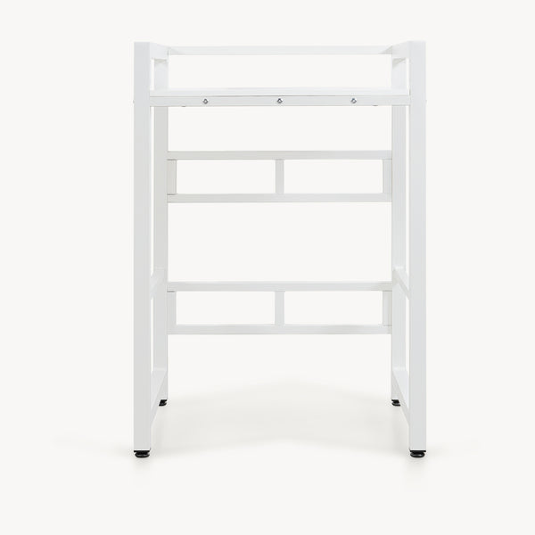 Wasmachinerek Hökangend 105x73x63 cm wit [en.casa]