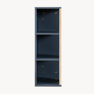 Armoire murale de salle de bain Svanes bambou 60 x 30 x 20 cm gris foncé naturel [en.casa]