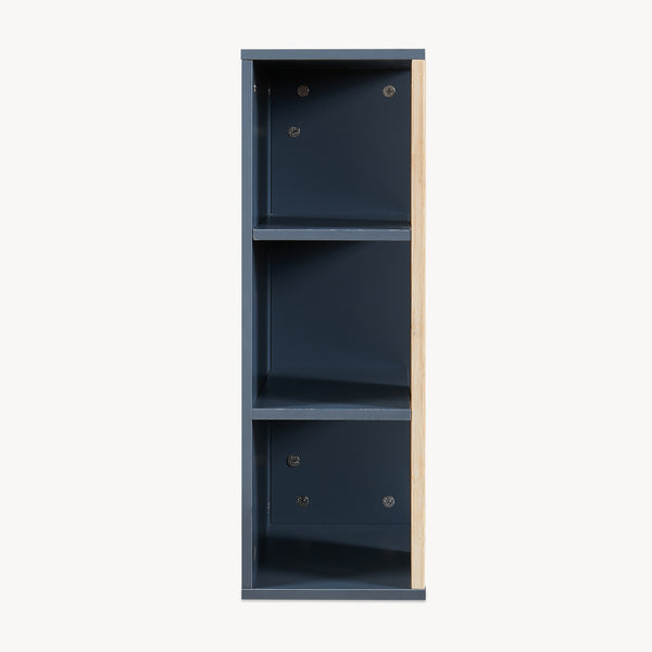 Armoire murale de salle de bain Svanes bambou 60 x 30 x 20 cm gris foncé naturel [en.casa]