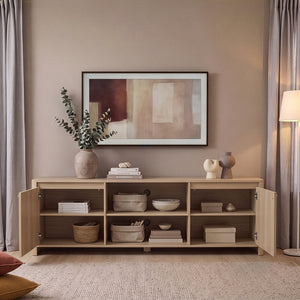 Tv-kast Takranmaa 150x40x50 cm eikenlook [en.casa]