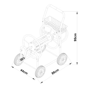 Slangwagen slanghaspel voor slangen