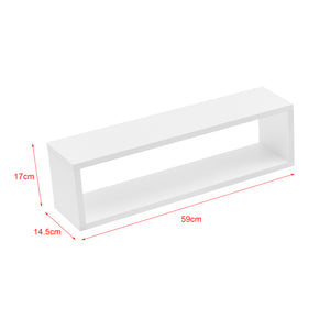 Wandplank Fagernes set van 4 59x14,5x17 cm - 3 varianten
