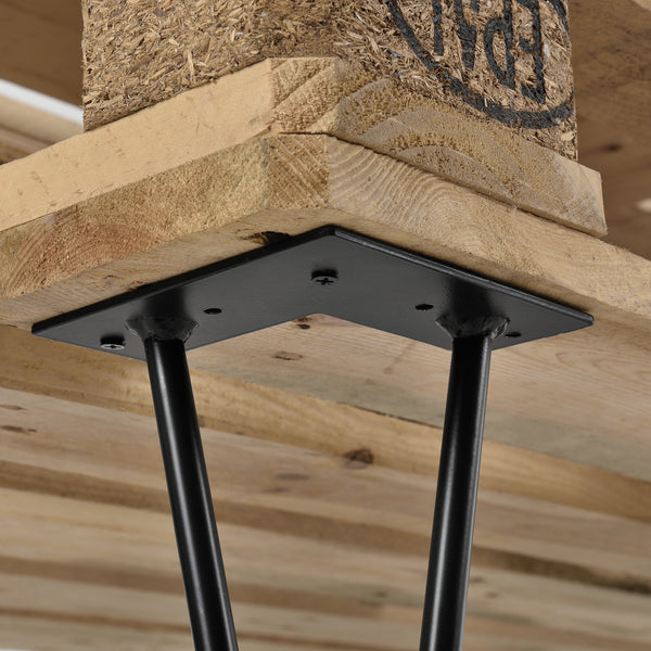 [en.casa] Pieds de table en épingles à cheveux – set de pieds en épingles à cheveux  (4 piéces)