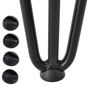 [en.casa] Pieds de table en épingles à cheveux – set de pieds en épingles à cheveux  (4 piéces)
