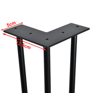 [en.casa] Pieds de table en épingles à cheveux – set de pieds en épingles à cheveux  (4 piéces)