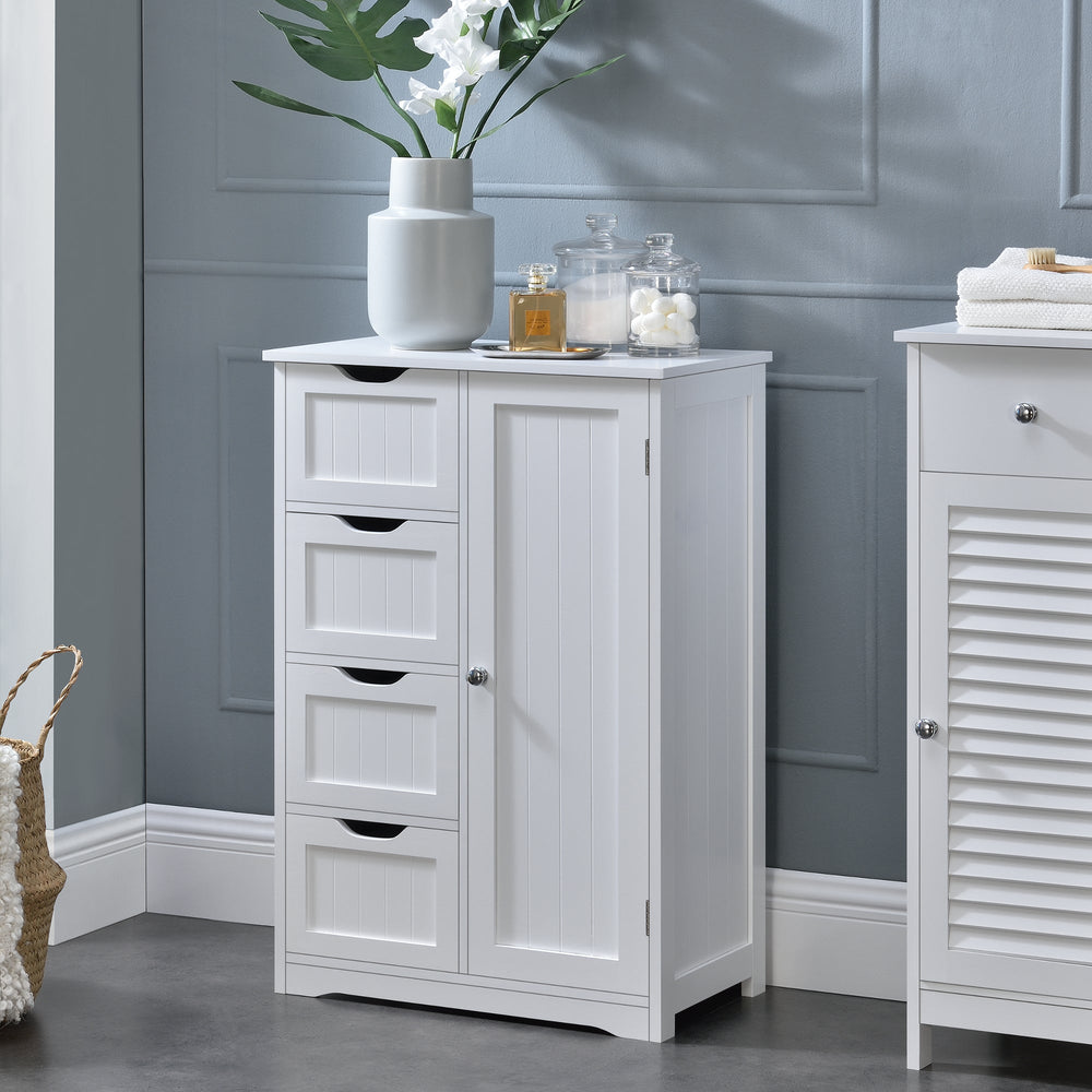 Badkamerkast Locust 81x55x30 cm Wit en.casa - premiumXL