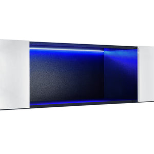Zwevend kastje Thabong met LED verlichting 150x30x30 cm