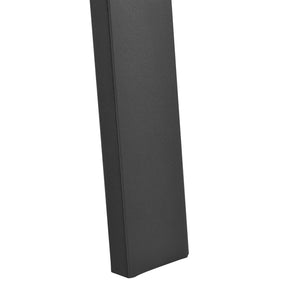 Set de 2 Pieds de Table Kraftisried DIY en Acier 55 - 70 x 72 cm Noir Mat [en.casa]