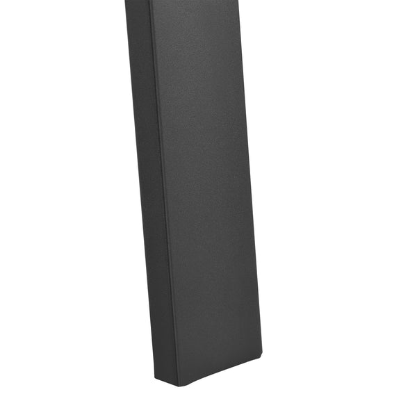Set de 2 Pieds de Table Kraftisried DIY en Acier 55 - 70 x 72 cm Noir Mat [en.casa]
