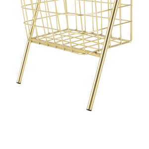 Bloempot trap ladder Hensies 106,5x26,5x55 cm messing