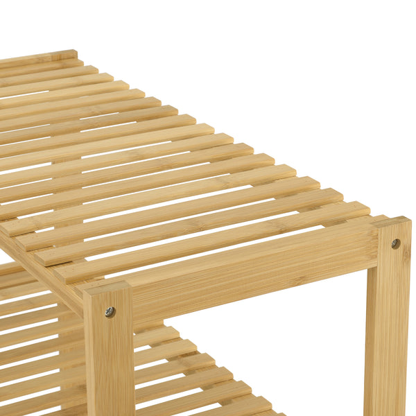 [en.casa] Opbergrek staand Nyköping met 3 planken houtkleurig