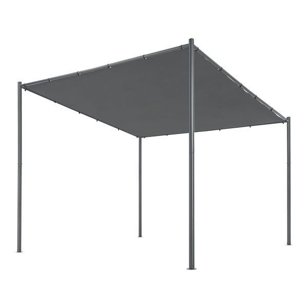 [en.casa] Paviljoen Carunchio partytent 3x2,85x2-24,8 m donkergrijs