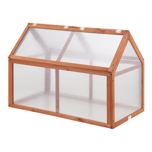 [casa.pro] Tuinkas Duiven kweekkas broeikas 100x55x41-70 cm