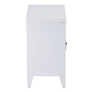 Table de chevet Inari en acier laminé 57 x 40 x 30 cm [en.casa]