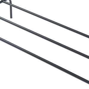 [en.casa] Kledingrek Bramming 147x116x54cm zwart