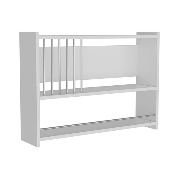 [en.casa] Wandplank Helsingør 60x84x20 cm wit