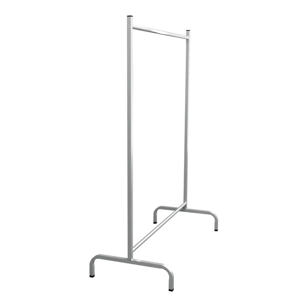 Portant à vêtement Staffanstorp avec barre de penderie 137 x 104 x 48 cm argenté [en.casa]