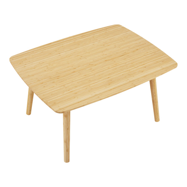 [en.casa] Salontafel Nurmijärvi bamboe 80x60x40 cm houtkleurig