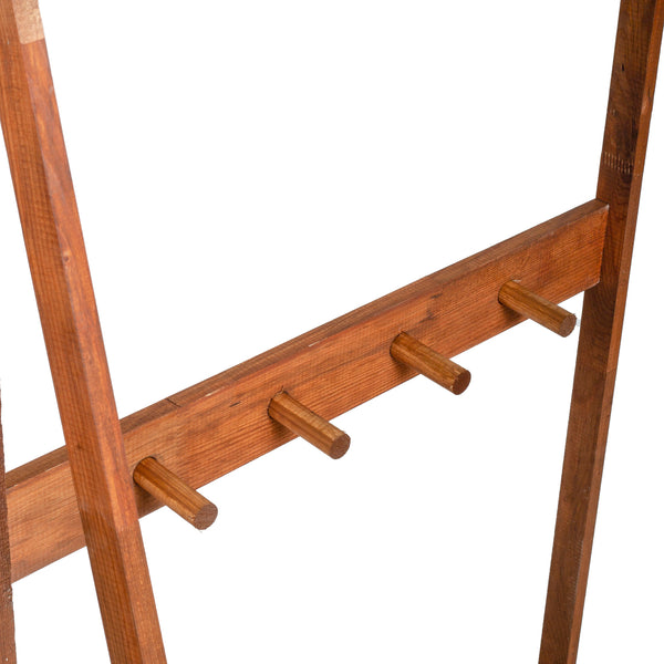 [en.casa] Kledingrek Middelfart 152x75x45 cm houtkleurig