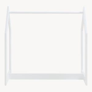Portant à vêtements Værløse de forme cabane pour enfant 78 x 75 x 35 cm blanc [en.casa]