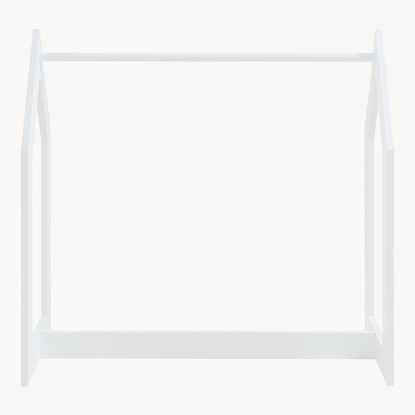 Portant à vêtements Værløse de forme cabane pour enfant 78 x 75 x 35 cm blanc [en.casa]