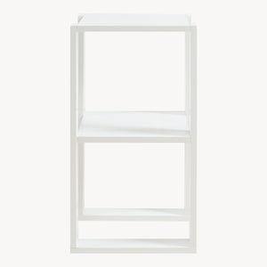 Table d'appoint carrée Thyholm 55 x 30 x 30 cm blanc [en.casa]