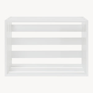 [en.casa] Bijzettafel Rønde 43x64x33 cm wit