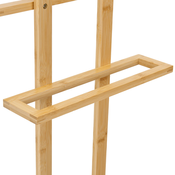 [en.casa] Handdoekrek Træna 85x33,5x20 cm bamboe