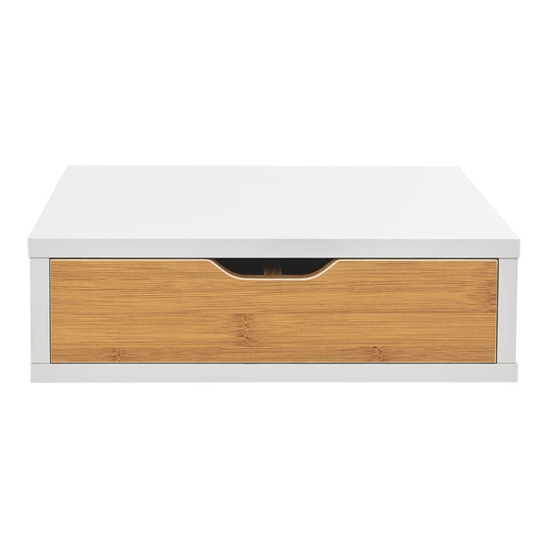 [en.casa] Bureau organizer Vieremä met 1 lade 9x30x31 cm bamboe
