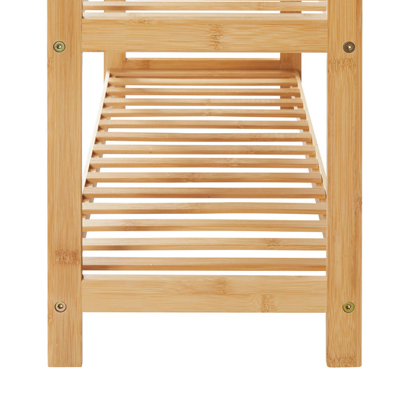 [en.casa] Schoenenrek Dammfleth 55x67,5x27 cm bamboe